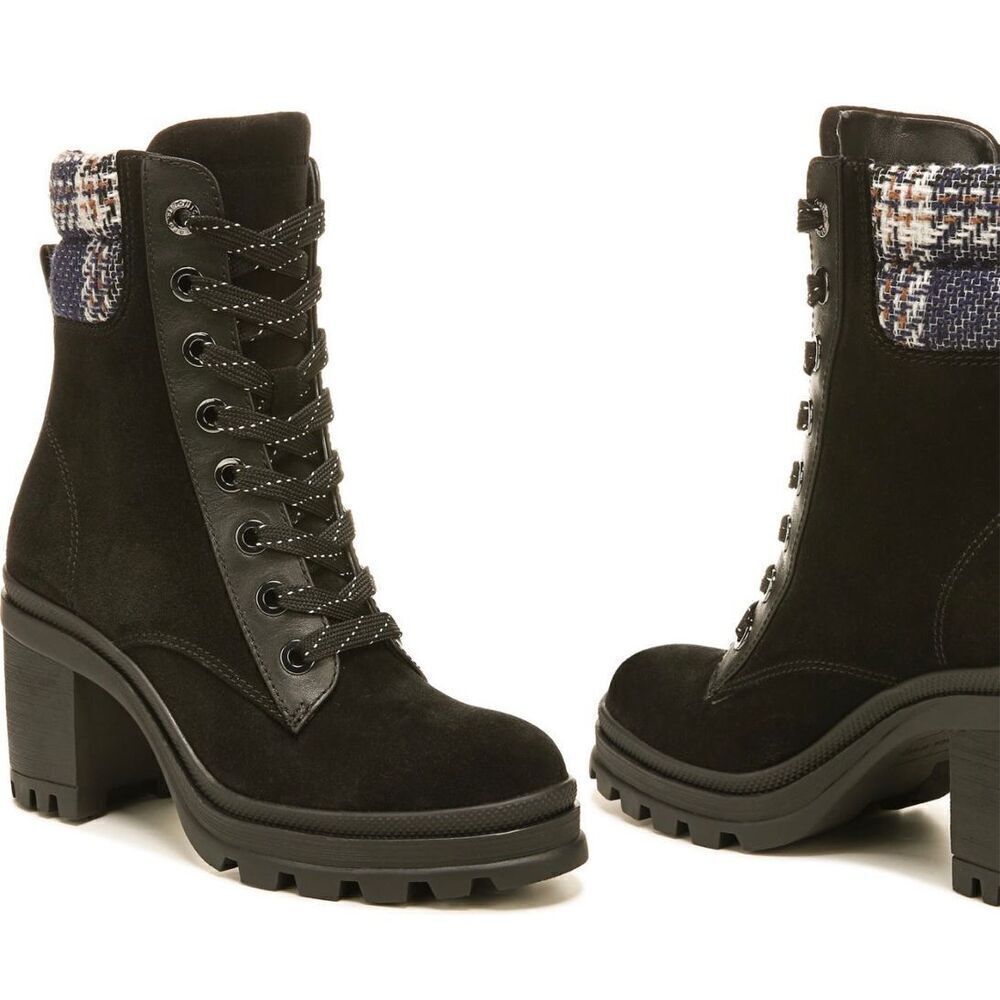 Veronica Beard Westport water resistant biker boots size 8.5 NWT